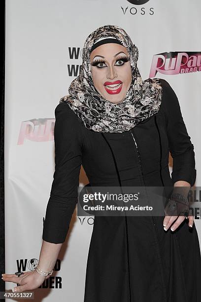 Magnolia Crawford attends the "RuPaul's Drag Race" Season 6 party at Stage 48 on February 19, 2014 in New York City.