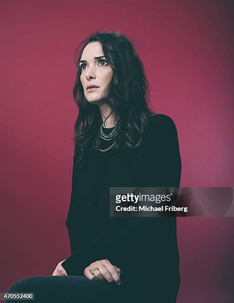 Actress Winona Ryder is photographed for Variety on February 3, 2015 in Park City, Utah.