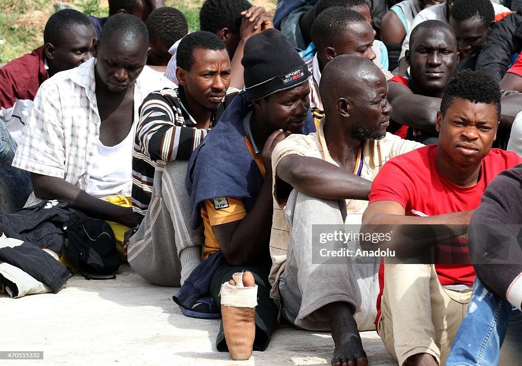 Illegal immigrants caught in Libya