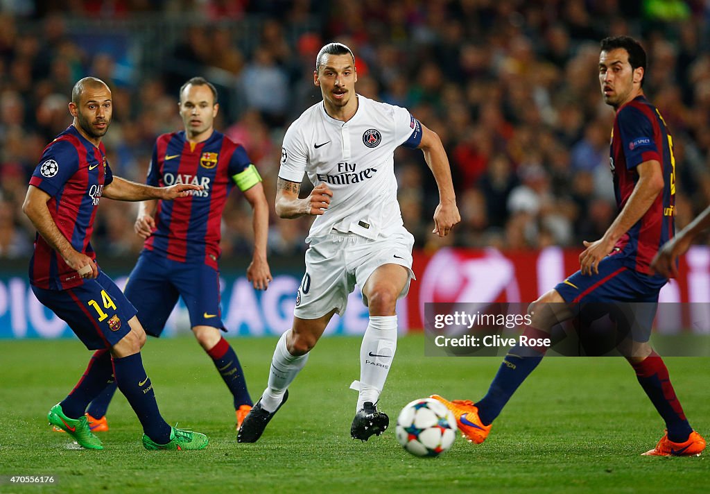 FC Barcelona v Paris Saint-Germain - UEFA Champions League Quarter Final: Second Leg