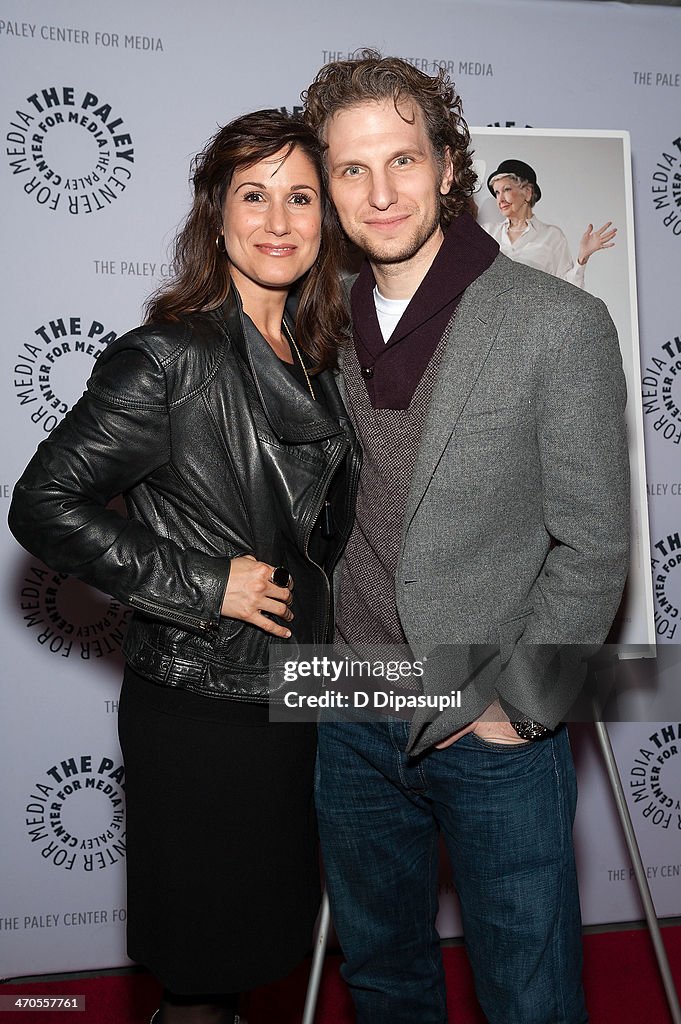 Stephanie J. Block and husband Sebastian Arcelus attend the "Elaine