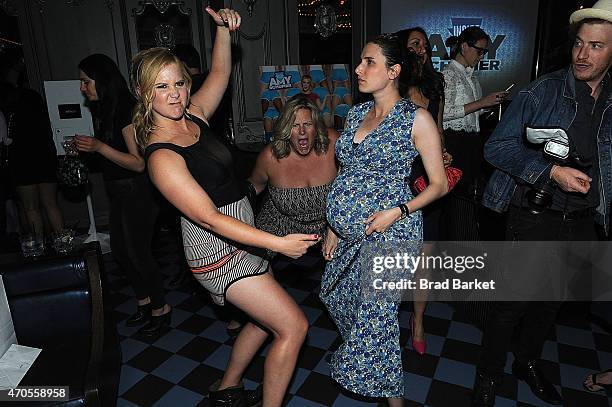 Bridget Everett, Creator/Executive Producer Amy Schumer and Jessi Klein n attend the Inside Amy Schumer 3rd Season Premiere Party on April 19, 2015...