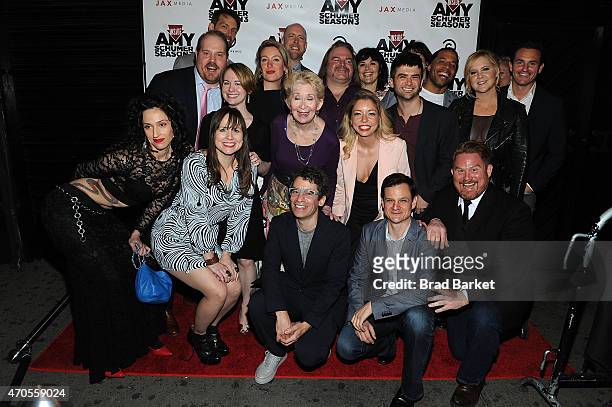 The Collective New York attend the Inside Amy Schumer 3rd Season Premiere Party on April 19, 2015 in New York City.