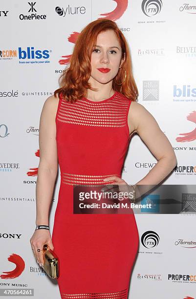 Katy B attends The BRIT Awards 2014 Sony after party on February 19, 2014 in London, England.