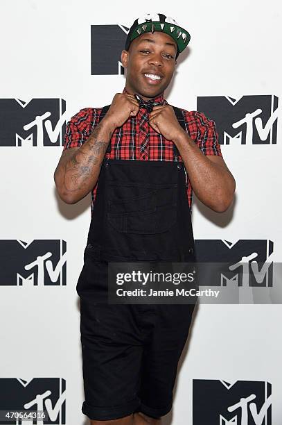 Todrick Hall attends the MTV 2015 Upfront presentation on April 21, 2015 in New York City.