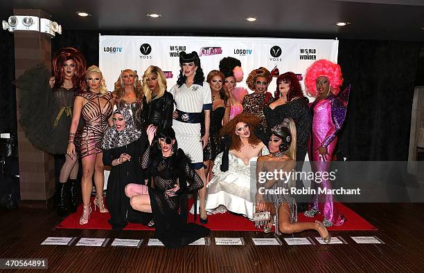 Adore Delano, April Carrion, Magnolia Crawford, Courtney Act, Trinity K. Bonet, Laganja Estranja, Kelly Mantle, Joslyn Fox, Ben Delacreme, Milk,...