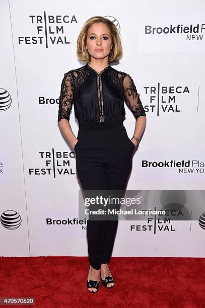 Margarita Levieva attends the premiere of 'Sleeping With Other People' during the 2015 Tribeca Film Festival at BMCC Tribeca PAC on April 21, 2015 in...