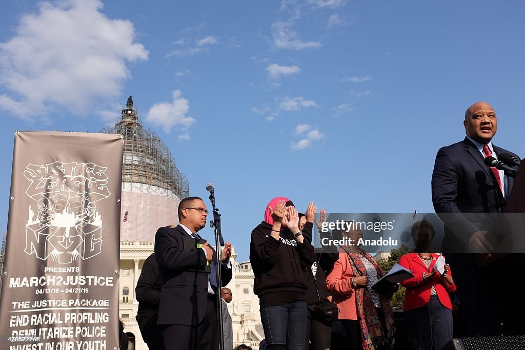 'MARCH2JUSTICE' march in New York City