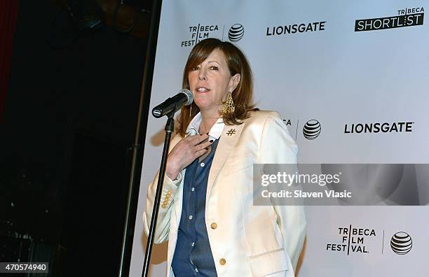 Tribeca Film Festival co-founder Jane Rosenthal attends Directors Brunch during the 2015 Tribeca Film Festival at City Winery on April 21, 2015 in...