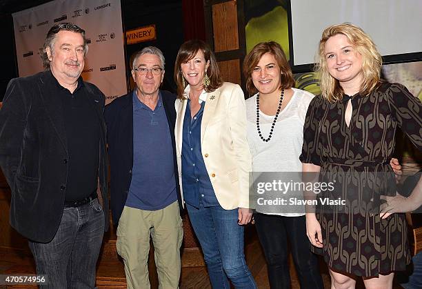 Director of the Tribeca Film Festival Geoffrey Gilmore, co-founders Robert De Niro and Jane Rosenthal, Director of Programming Genna Terranova and...