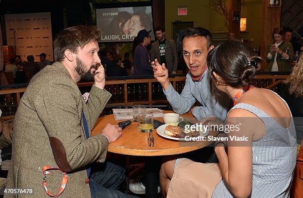 View of atmosphere at Directors Brunch during the 2015 Tribeca Film Festival at City Winery on April 21, 2015 in New York City.