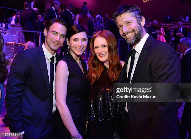 Keith Lieberthal, Julianna Marguelies, Julianne Moore and Bart Freundlich attend TIME 100 Gala, TIME's 100 Most Influential People In The World at...
