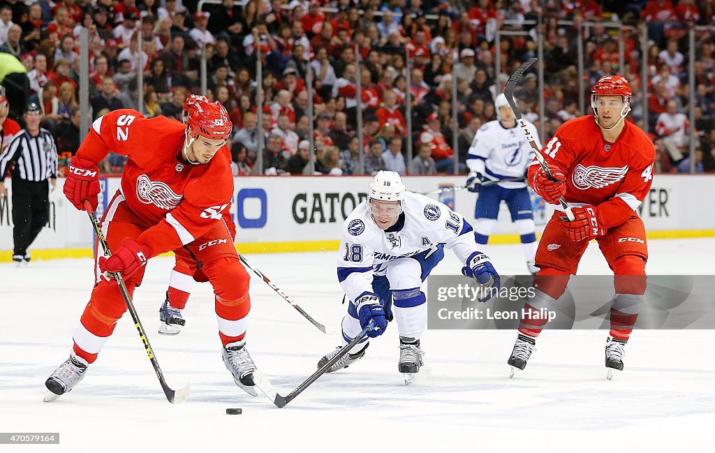 Tampa Bay Lightning v Detroit Red Wings - Game Three