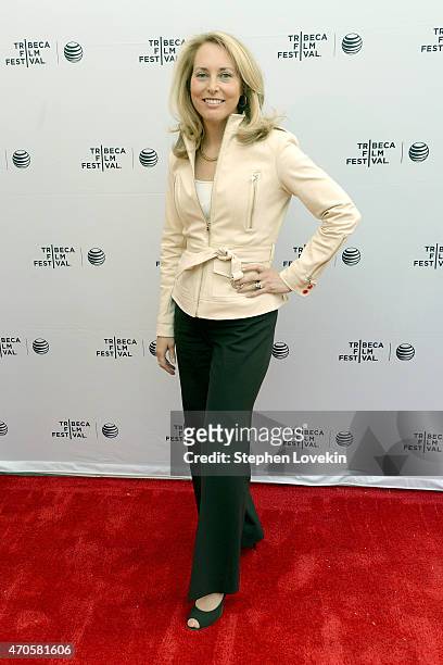 Valerie Plame attends the premiere of 'Secrecy And Power' during the 2015 Tribeca Film Festival at SVA Theater on April 21, 2015 in New York City.