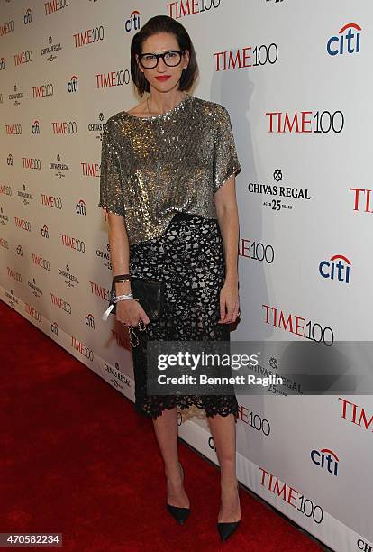 President, J.Crew Jenna Lyons attends the TIME 100 Gala, TIME's 100 Most Influential People In The World at Jazz at Lincoln Center on April 21, 2015...