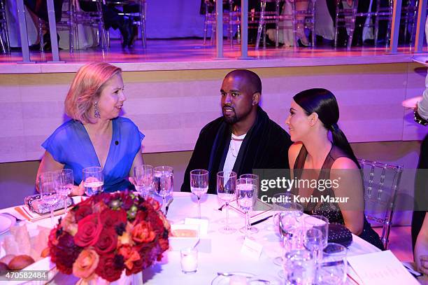 Managing Editor, Time Magazine, Nancy Gibbs, Kanye West and Kim Kardashian West attend TIME 100 Gala, TIME's 100 Most Influential People In The World...