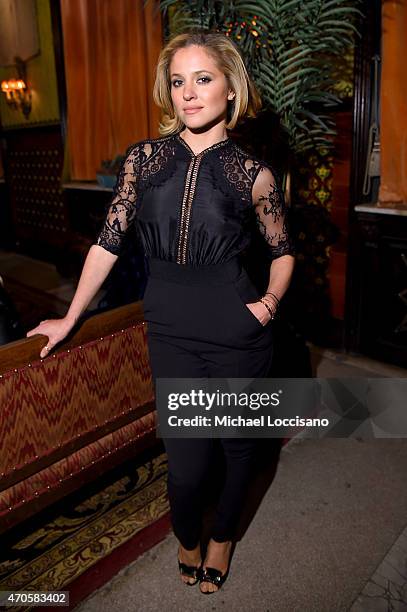 Margarita Levieva attends the 2015 Tribeca Film Festival After Party for 'Sleeping With Other People', sponsored by Dark Horse Wines at The Jane...