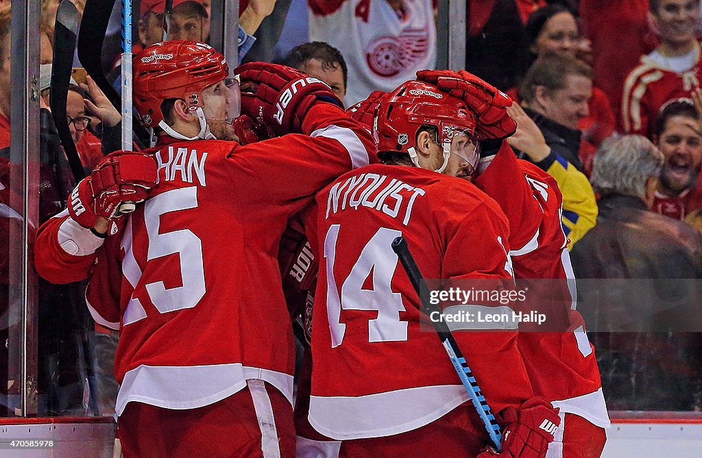 Tampa Bay Lightning v Detroit Red Wings - Game Three