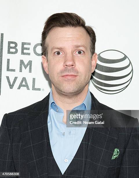Actor Jason Sudeikis attends the 'Sleeping With Other People' premiere during the 2015 Tribeca Film Festival at BMCC Tribeca PAC on April 21, 2015 in...