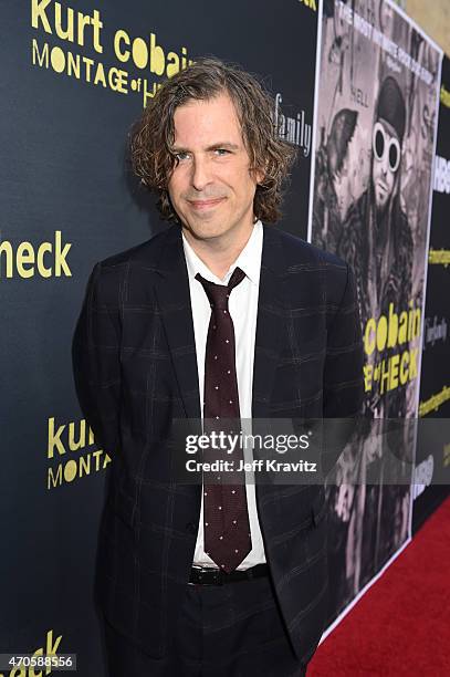 Director/Writer/Producer Brett Morgen attends HBO's "Kurt Cobain: Montage Of Heck" Los Angeles Premiere at the Egyptian Theatre on April 21, 2015 in...