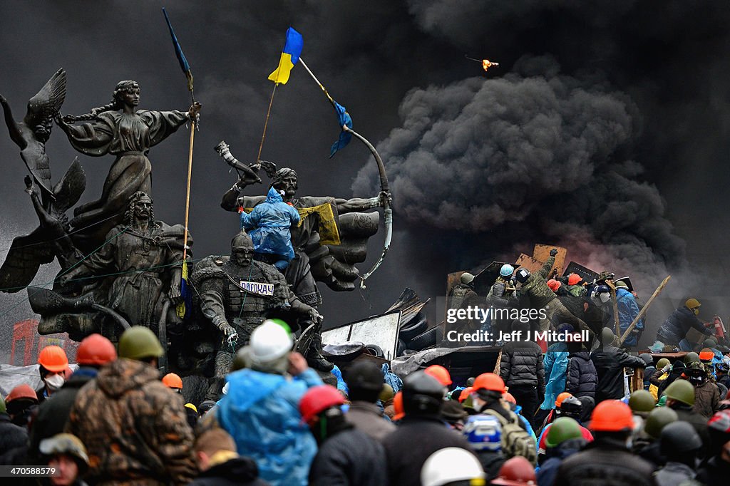 Violence Escalates As Kiev Protests Continue