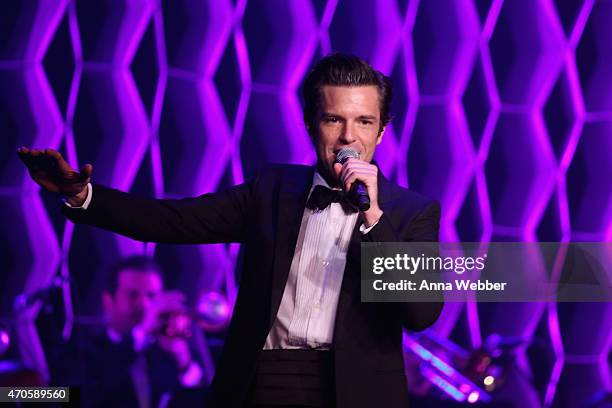 Brandon Flowers performed at The Lincoln Motor Company and Tribeca Film Festival special centennial tribute on Tuesday, honoring the great Frank...