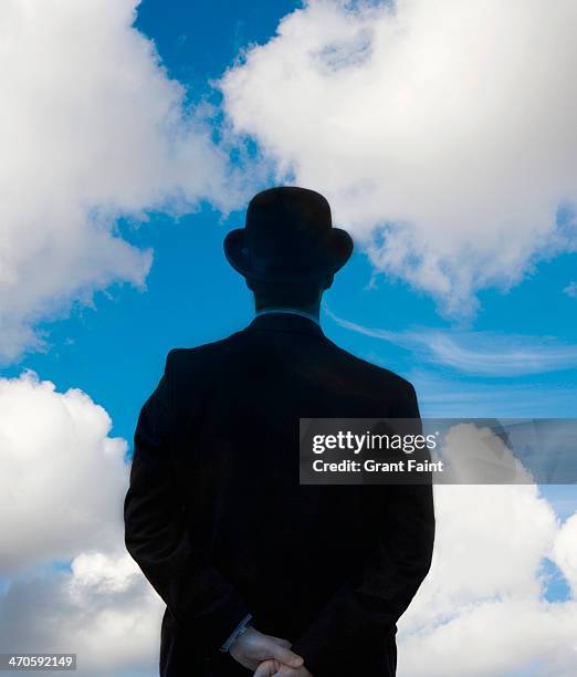 businessman - hat and suit stock pictures, royalty-free photos & images