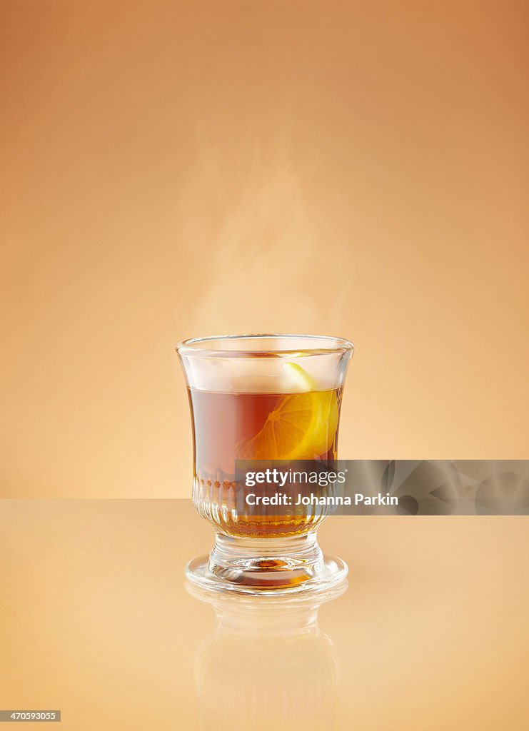 Steaming hot toddy