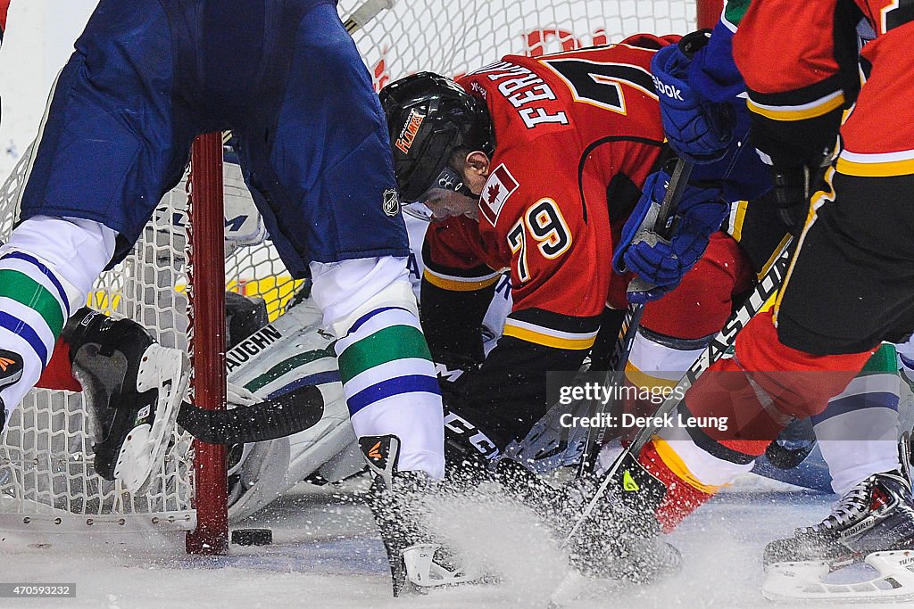 Vancouver Canucks v Calgary Flames - Game Four