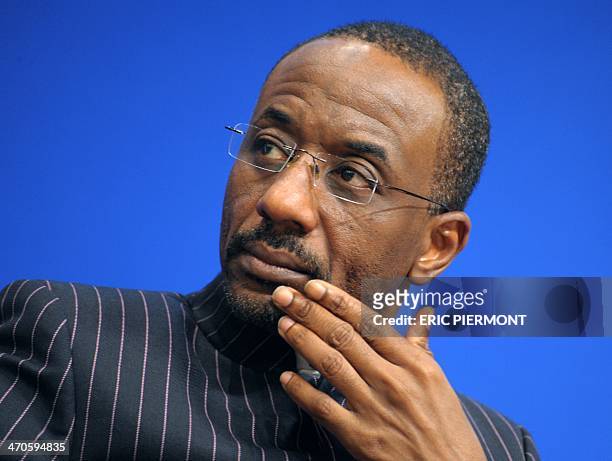 Nigeria's Central Bank Governor Lamido Sanusi attends a session at the 10th International Economic Forum on Africa held at the French Economy...