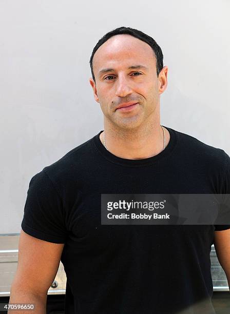 Lillo Brancato on the set of "Back In The Day" on April 21, 2015 in New York City.
