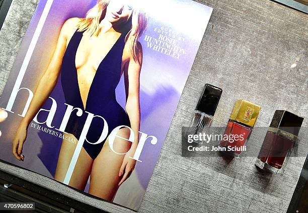 General view at harper by Harper's BAZAAR at Violet Grey with Rosie Huntington-Whiteley on April 21, 2015 in Los Angeles, California.