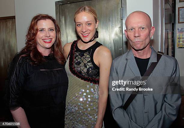 And Museum Chair Tracy Hurley Martin, Actress and Designer Chloe Sevigny and Musician Vince Clarke attend the 2015 Morbid Anatomy Museum gala on...