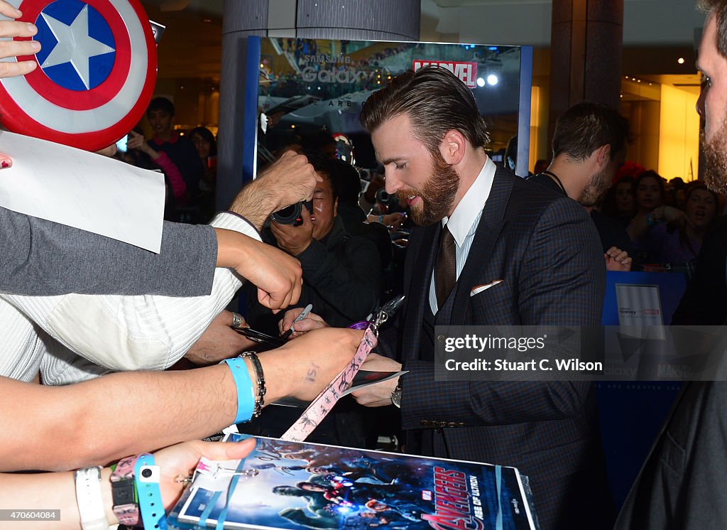 Samsung celebrates European Premiere of "Avengers: Age of Ultron" In London