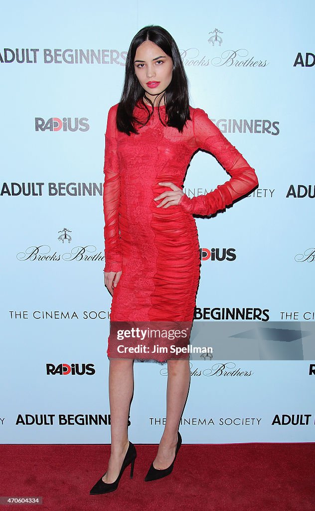 RADiUS With The Cinema Society & Brooks Brothers Host The New York Premiere Of "Adult Beginners"