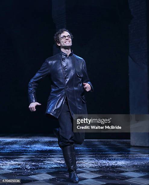 Paul Alexander Nolan during the Broadway Opening Night Performance Curtain Call for 'Doctor Zhivago' at The Broadway Theatre on April 21, 2015 in New...
