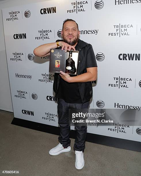 Journalist/television producer Elliott Wilson arrives for Tribeca Talks: CRWN With Elliott Wilson and A$AP Rocky during the 2015 Tribeca Film...
