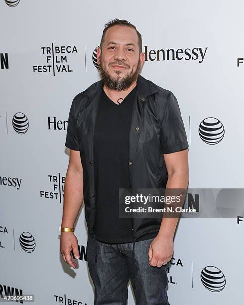 Journalist/television producer Elliott Wilson arrives for Tribeca Talks: CRWN With Elliott Wilson and A$AP Rocky during the 2015 Tribeca Film...