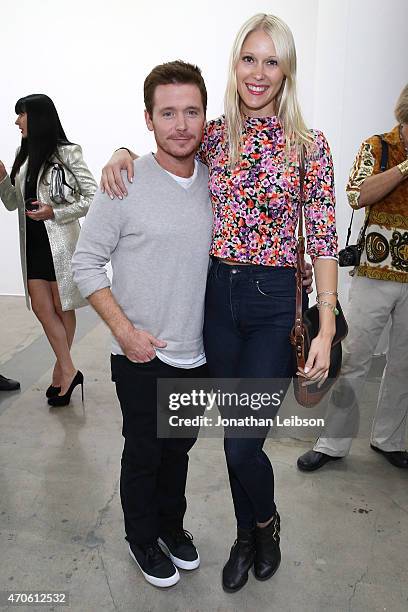 Kevin Connolly and Jen Araki attend the Depart Foundation In Collaboration With American Academy In Rome Presents Grear Patterson: Seek And Destroy...