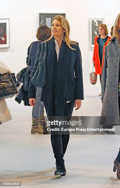Cristina Valls-Taberner is seen at ARCO Contemporary Art Fair at Ifema on February 19, 2014 in Madrid, Spain.
