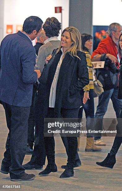 Cristina Valls-Taberner is seen at ARCO Contemporary Art Fair at Ifema on February 19, 2014 in Madrid, Spain.