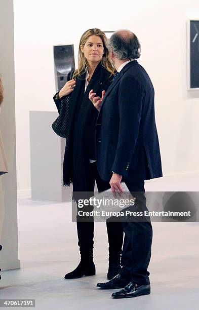 Cristina Valls-Taberner is seen at ARCO Contemporary Art Fair at Ifema on February 19, 2014 in Madrid, Spain.