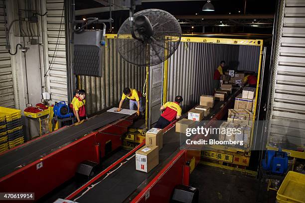 Offload Dhl Operations At The Dhl Central Asia Hub Photos and Premium High Res ...