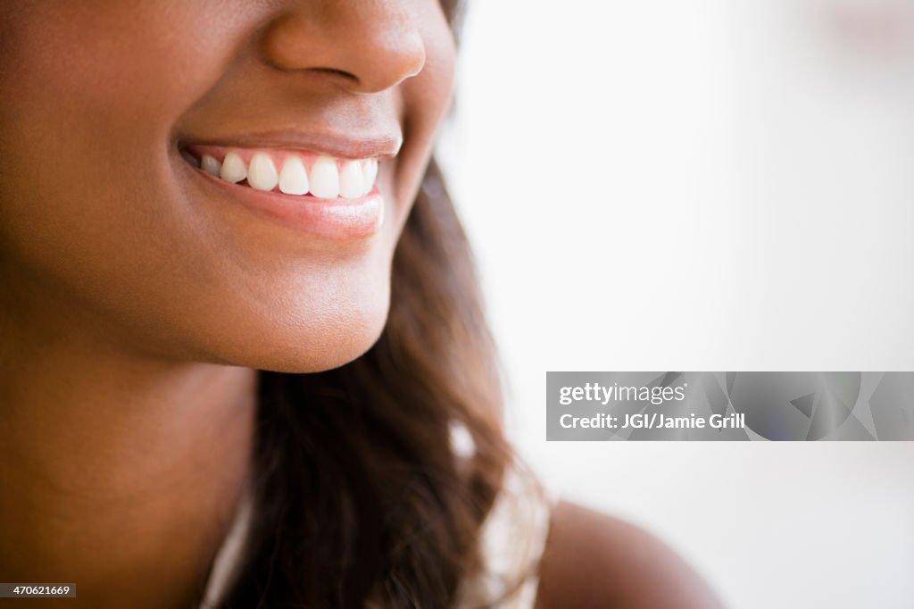 Black woman smiling