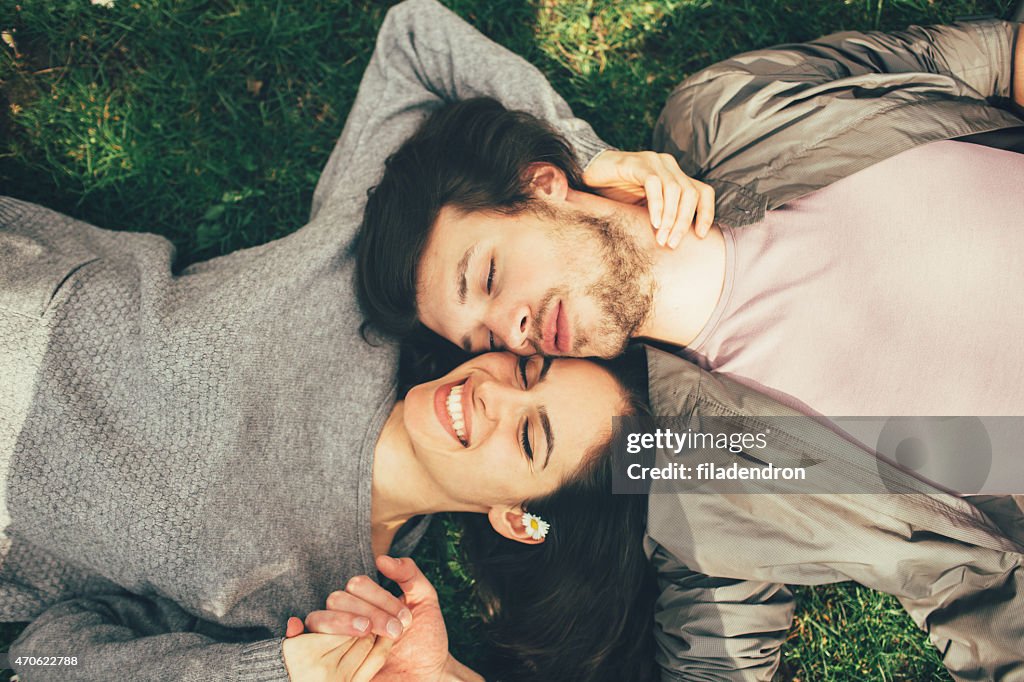 Happy young couple