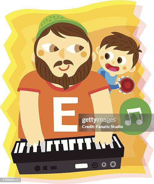 35 Father Teaching Musical Instrument Stock Photos, High-Res Pictures ...