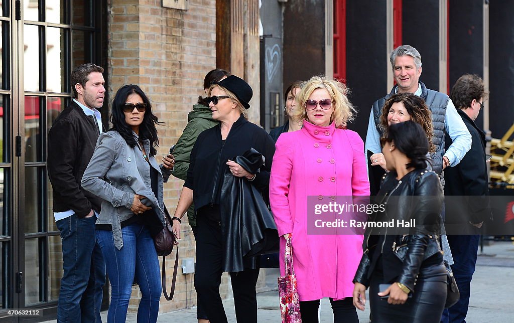 Celebrity Sightings In New York City - April 21, 2015