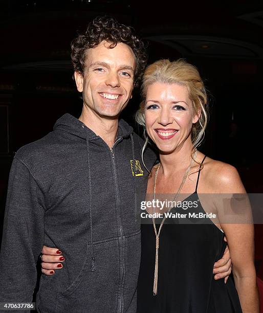 Paul Alexander Nolan and Kelly Devine during the Broadway Opening Night Actors' Equity Gypsy Robe Ceremony honoring Joseph Medeiros for 'Doctor...