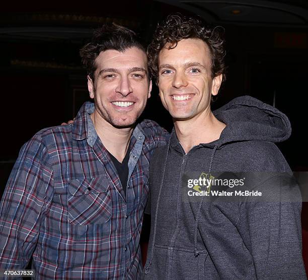 Tam Mutu and Paul Alexander Nolan during the Broadway Opening Night Actors' Equity Gypsy Robe Ceremony honoring Joseph Medeiros for 'Doctor Zhivago'...