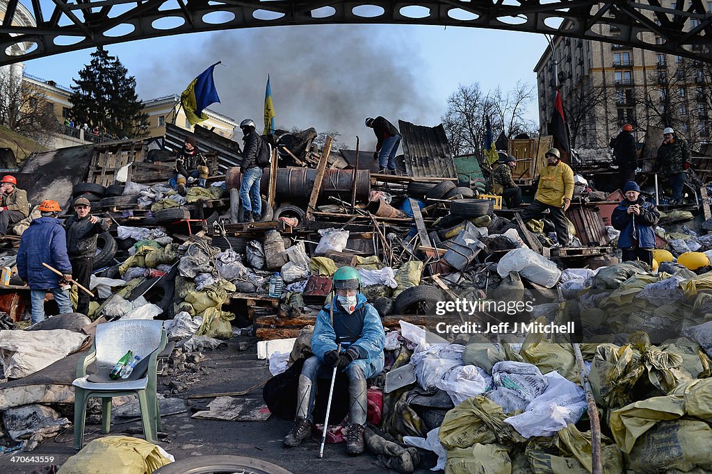 Violence Escalates As Kiev Protests Continue